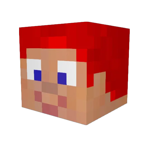 GameGuru999 Minecraft avatar head, 3D render