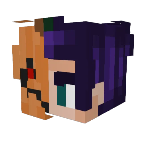 GameLoby21 Minecraft avatar head, 3D render