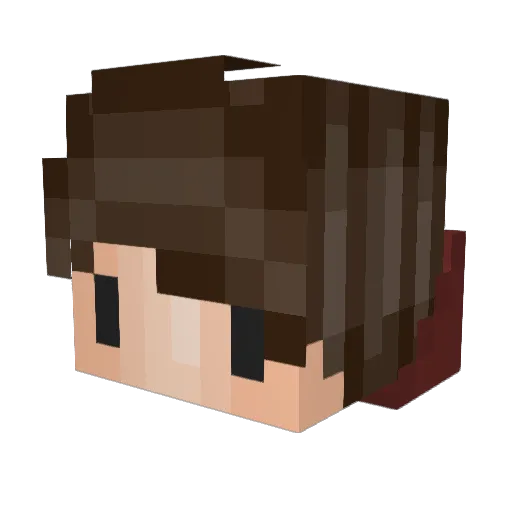 GameLogiic Minecraft avatar head, 3D render