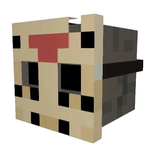 GameLordy Minecraft avatar head, 3D render