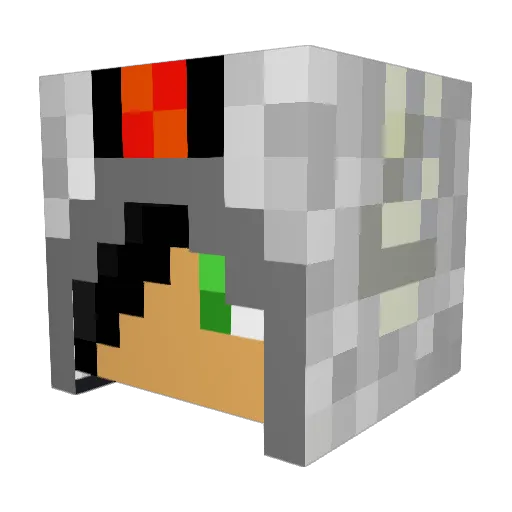 GameMaster4 Minecraft avatar head, 3D render