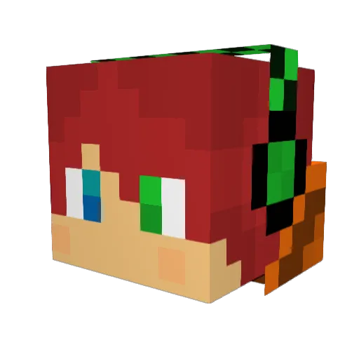 GameMaster_S_ Minecraft avatar head, 3D render