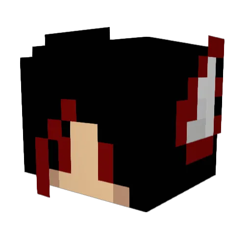 GamePlayer1306 Minecraft avatar head, 3D render