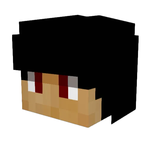 GamePlays3000 Minecraft avatar head, 3D render