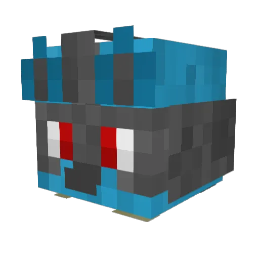 GamePopcorn27 Minecraft avatar head, 3D render