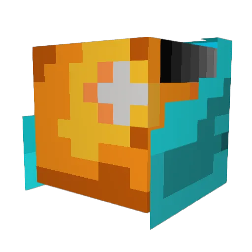 GameRC4 Minecraft avatar head, 3D render