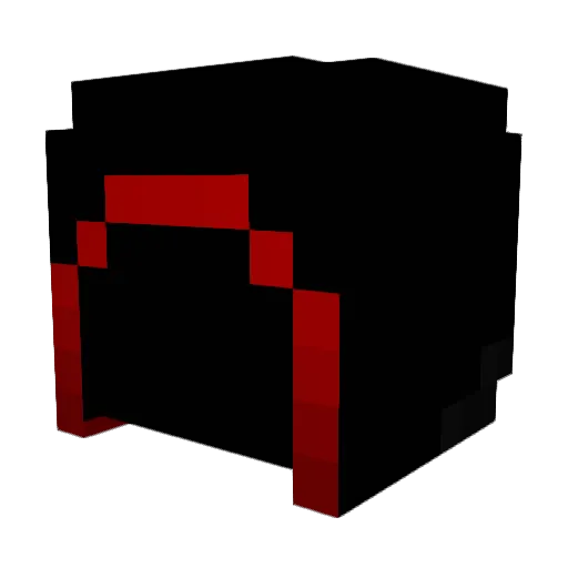 GameRacer Minecraft avatar head, 3D render