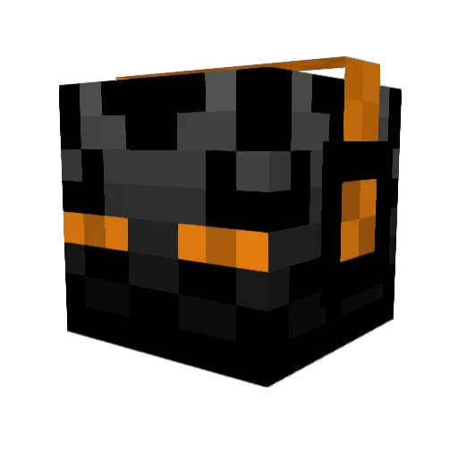 GameRight Minecraft avatar head, 3D render