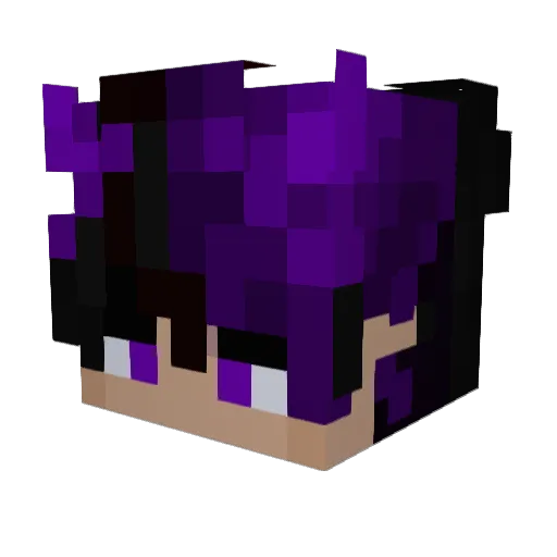 GameRockLD Minecraft avatar head, 3D render
