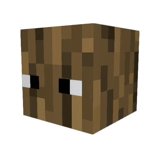 GameSkipa Minecraft avatar head, 3D render