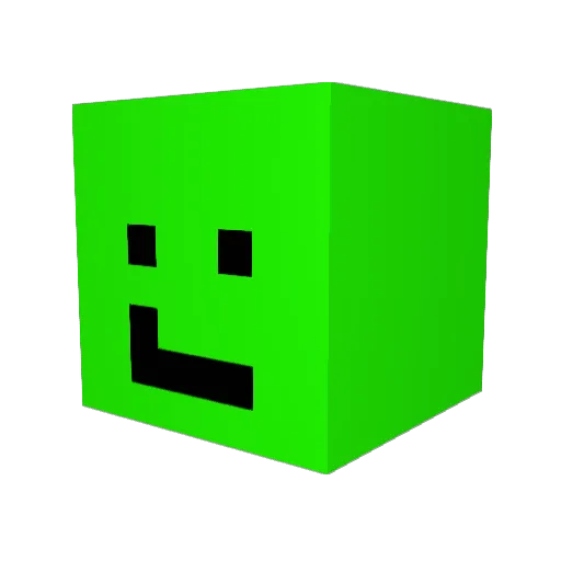GameSpring27 Minecraft avatar head, 3D render