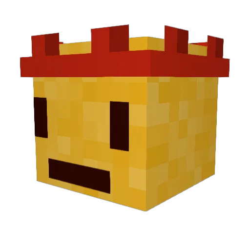 GameStaPower Minecraft avatar head, 3D render