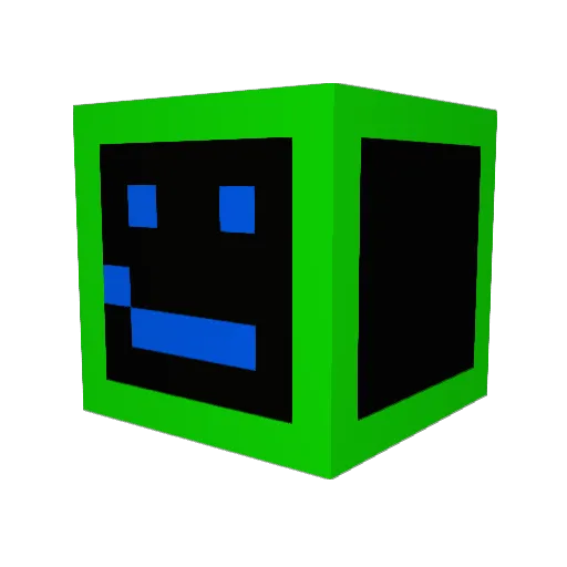 GameStateHD Minecraft avatar head, 3D render