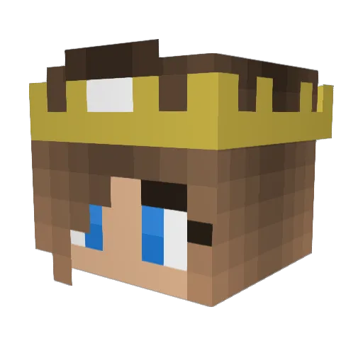 GameStich58 Minecraft avatar head, 3D render