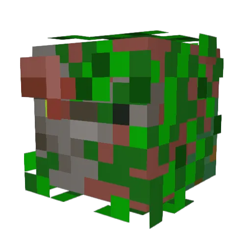 GameTestGabe Minecraft avatar head, 3D render
