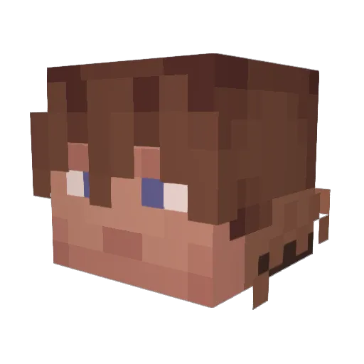 GameThrasher Minecraft avatar head, 3D render