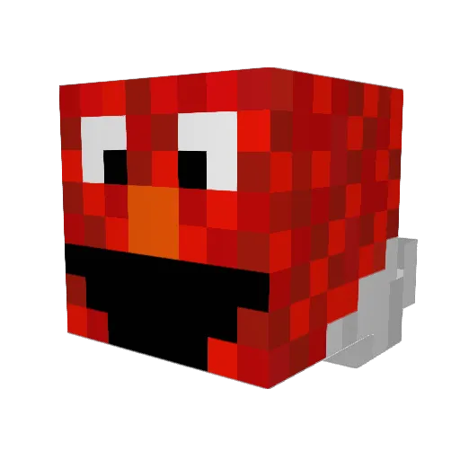 GameWithRowan Minecraft avatar head, 3D render