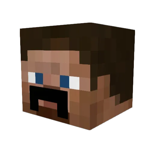 GameYak2000 Minecraft avatar head, 3D render