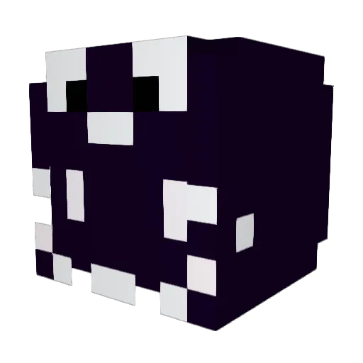 Game_Director Minecraft avatar head, 3D render