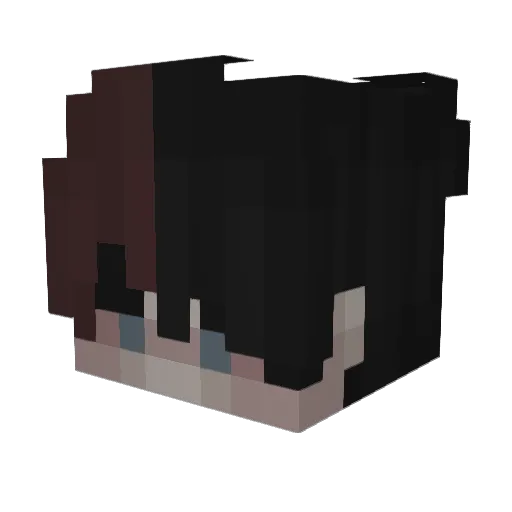 Game_Dogs Minecraft avatar head, 3D render