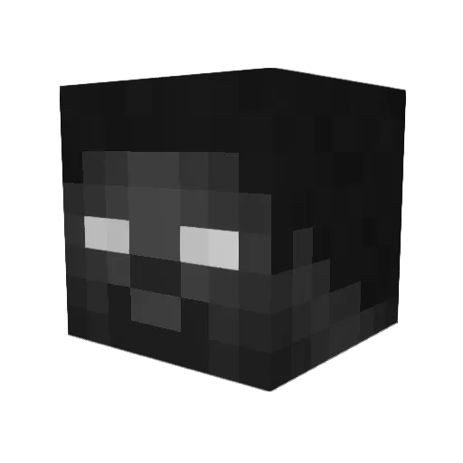 Game_Type Minecraft avatar head, 3D render