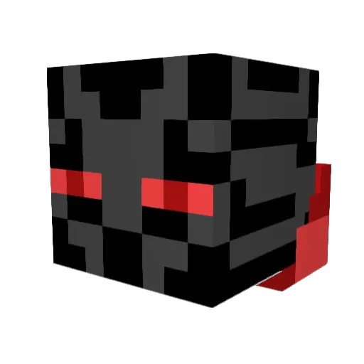 Gamebang57 Minecraft avatar head, 3D render