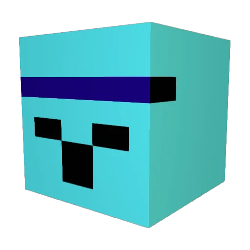Gamebeast12 Minecraft avatar head, 3D render