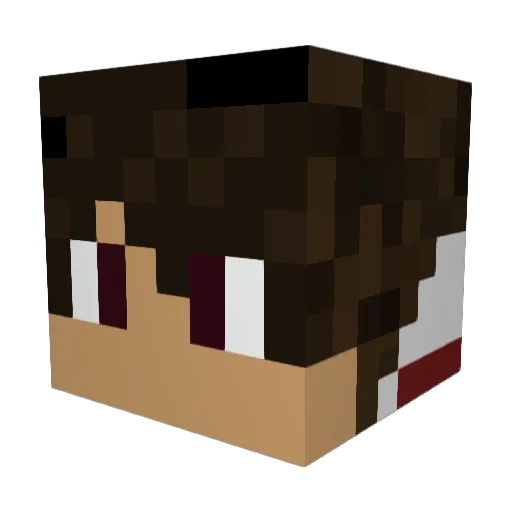 Gamecade_ Minecraft avatar head, 3D render