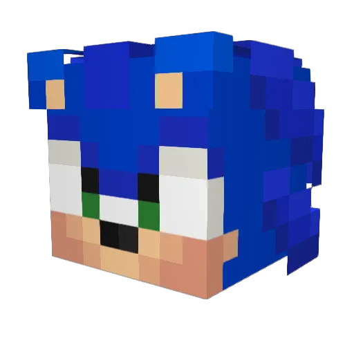 Gamecog04232009 Minecraft avatar head, 3D render