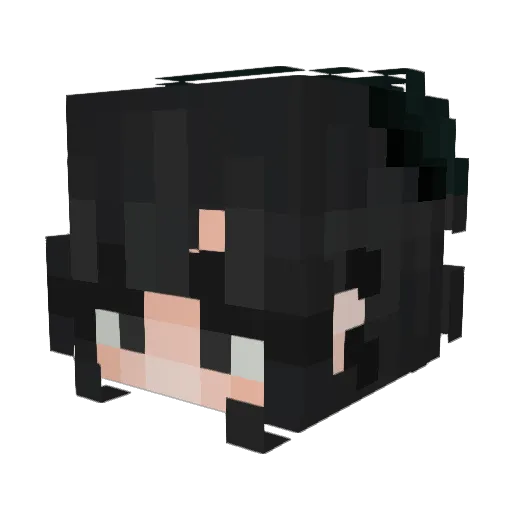Gamecore2D Minecraft avatar head, 3D render