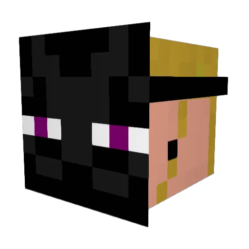 Gamedragon Minecraft avatar head, 3D render
