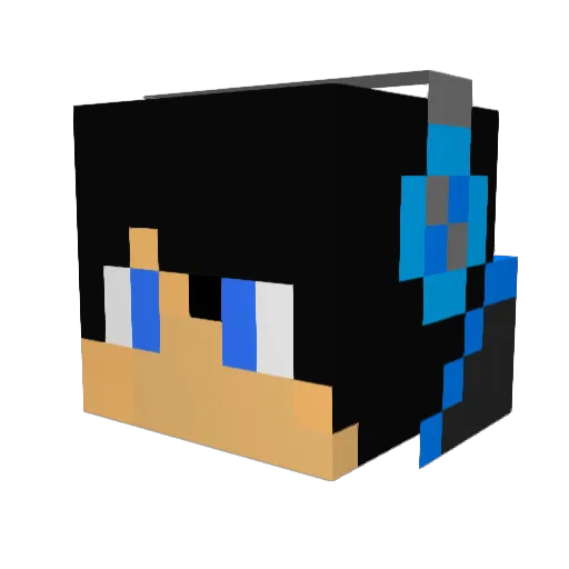 Gamefan811 Minecraft avatar head, 3D render