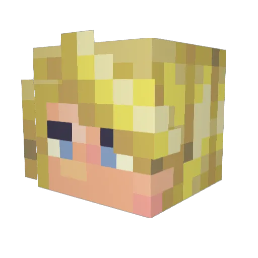 Gamefreak1900 Minecraft avatar head, 3D render