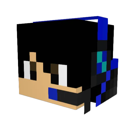 Gamefreak_2302 Minecraft avatar head, 3D render