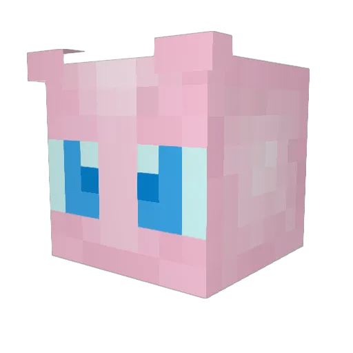 Gamehere88 Minecraft avatar head, 3D render