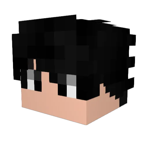 Gamehousebrother Minecraft avatar head, 3D render