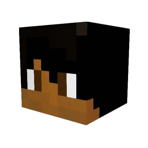 Gameknight210 Minecraft avatar head, 3D render