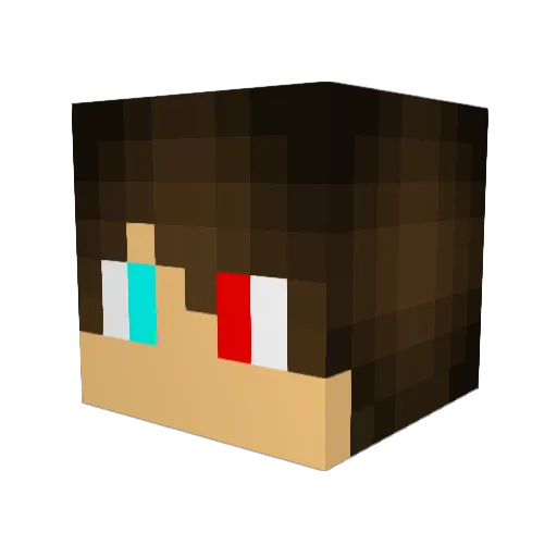 Gameknight9505 Minecraft avatar head, 3D render