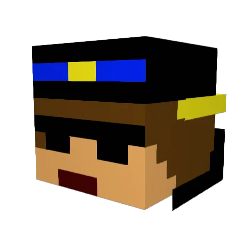 Gamemaster4790 Minecraft avatar head, 3D render