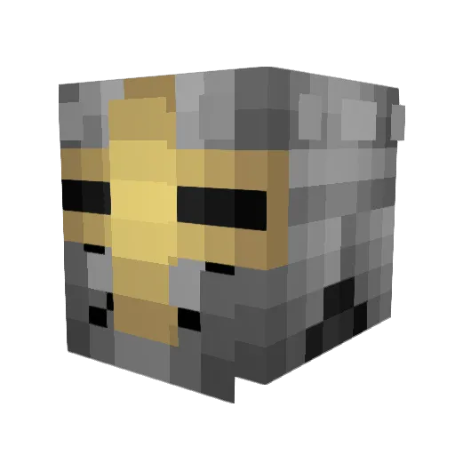 GamemodeC Minecraft avatar head, 3D render