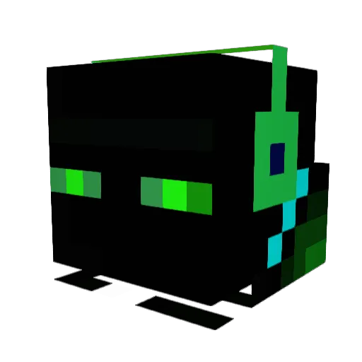 Gameover66 Minecraft avatar head, 3D render