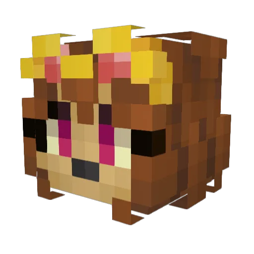 Gameoverse Minecraft avatar head, 3D render