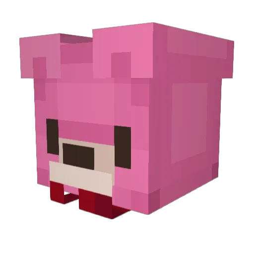 Gameovur Minecraft avatar head, 3D render