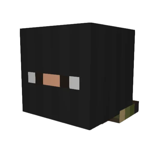 Gameplanetz Minecraft avatar head, 3D render