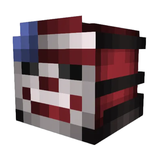 Gamer14546 Minecraft avatar head, 3D render