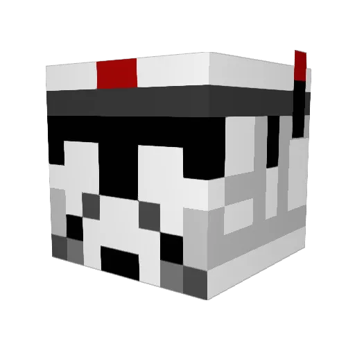 Gamer2056 Minecraft avatar head, 3D render