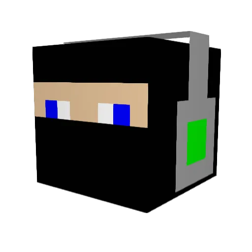 Gamer4110 Minecraft avatar head, 3D render