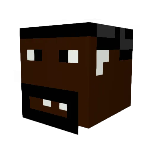 GamerBeast1234 Minecraft avatar head, 3D render