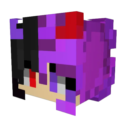 GamerBenner Minecraft avatar head, 3D render