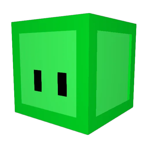 GamerBot6000 Minecraft avatar head, 3D render